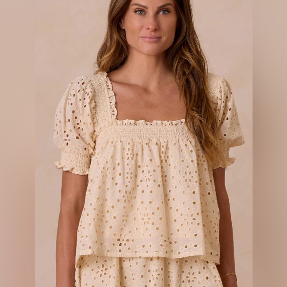 MILAN BLOUSE | NATURAL | Rylee and Cru
